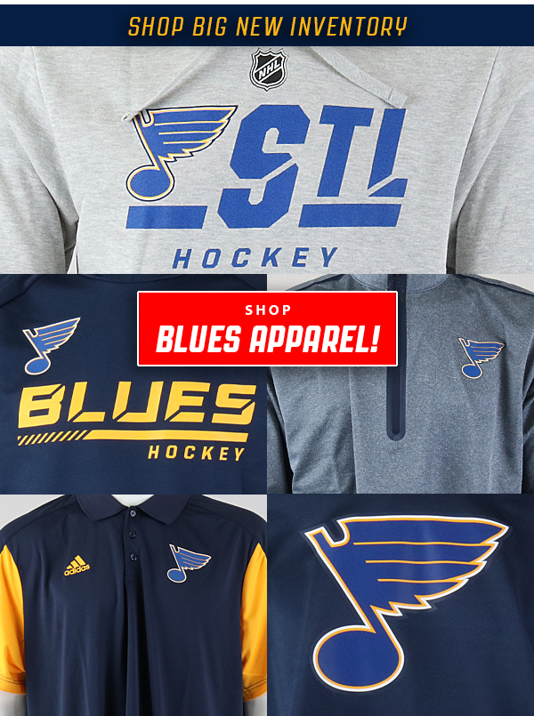 St. Louis Blues Large Authentic Pro Long Sleeve T-Shirt - Pro Stock Hockey