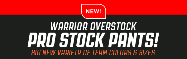 New Inventory of Pro Hockey Pants – Warrior Overstock! - Pro Stock Hockey